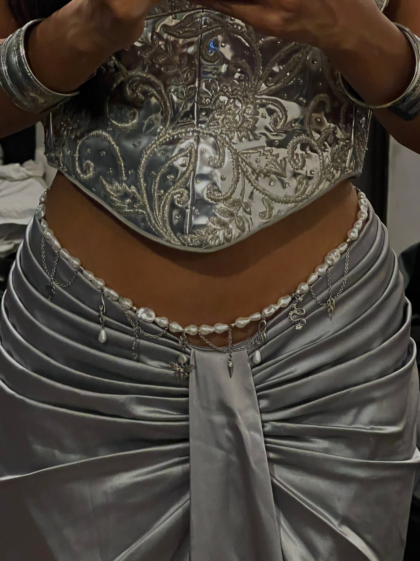 Pleated Skirt with NYB