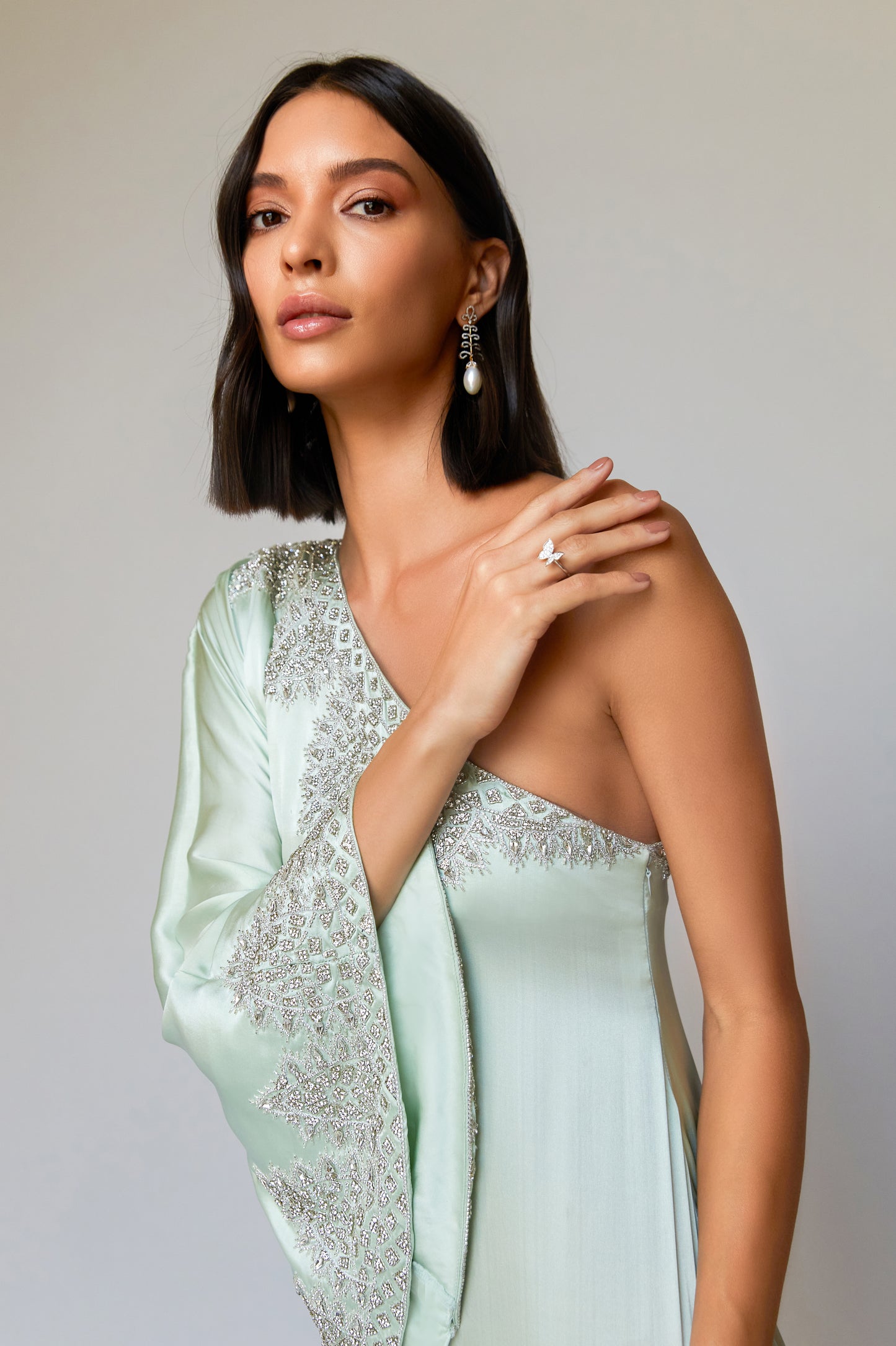 Pesteh Asymmetric Dress