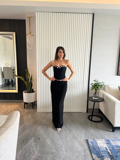 Lola Bustier & Maxi Skirt