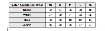 Pesteh Asymmetric Dress